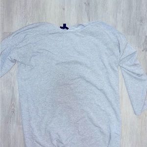 Topshop Gray oversized sweatshirt